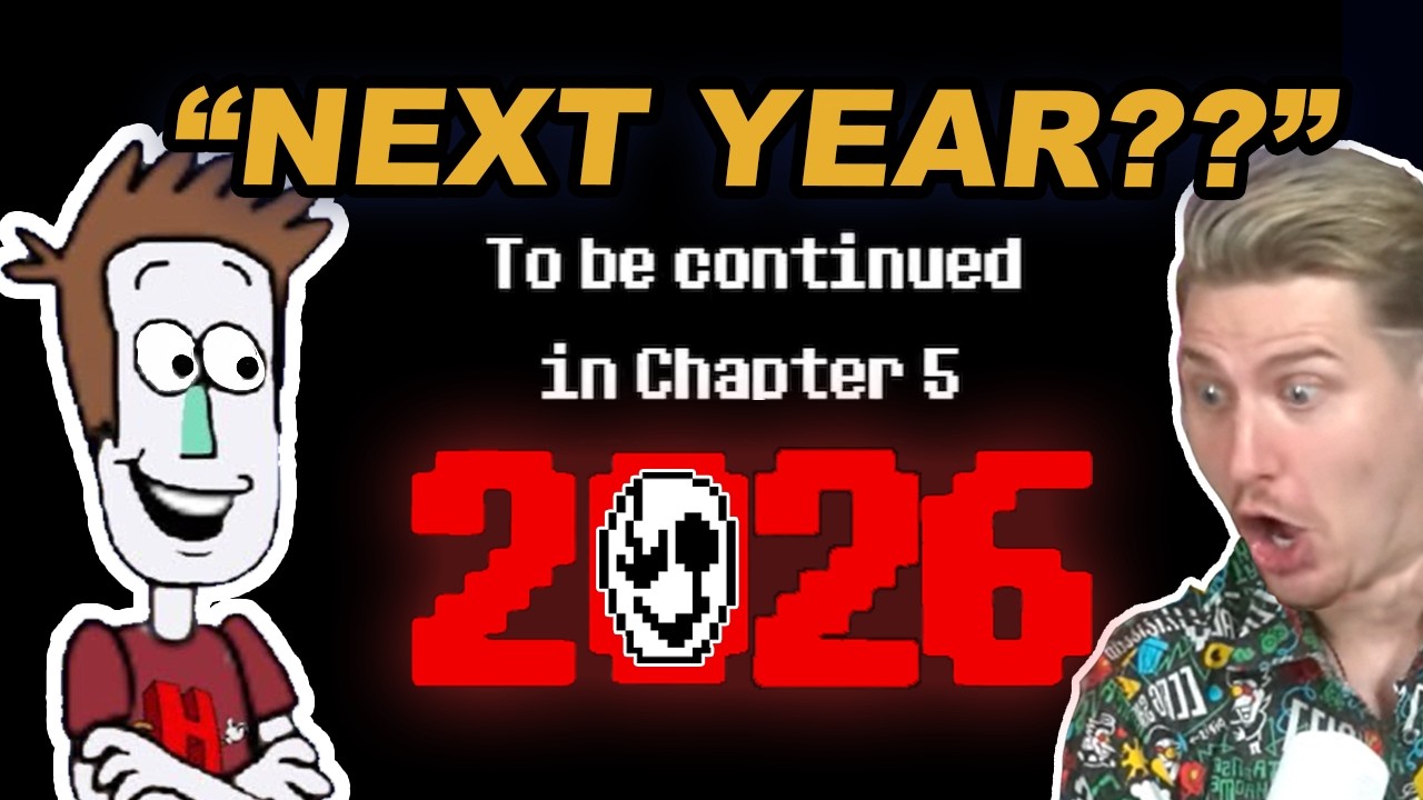 YouTubers react to GASTER message + 2026 Release Date (Deltarune Chapter 4)