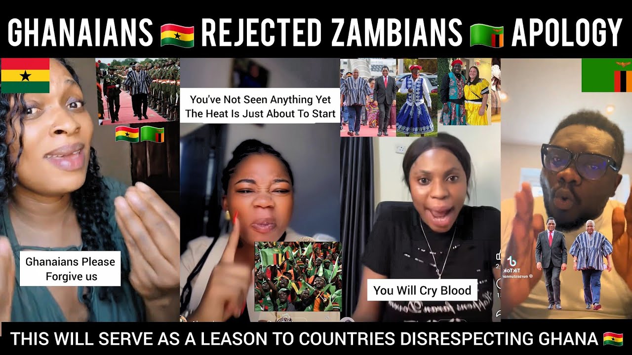 😲 Ghanaians 🇬🇭 Blast And Rejected Zambians 🇿🇲 Apology