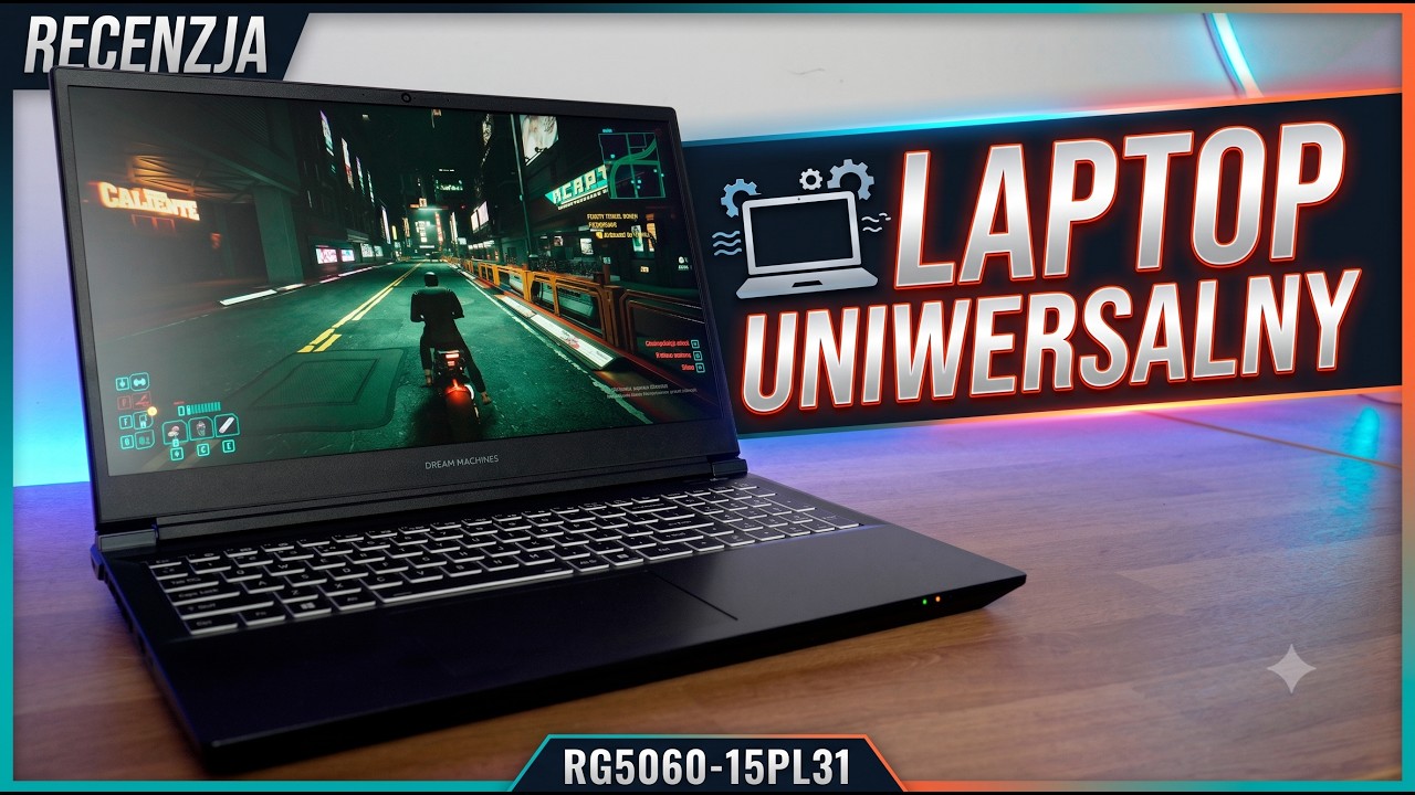 Mega wydajny i cichy laptop ~ Dream Machines RG5060-15PL31