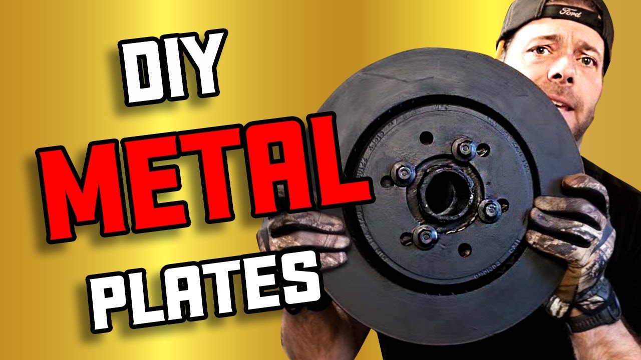 HOW TO MAKE YOUR OWN WEIGHT PLATES - BETTER THAN CONCRETE WEIGHT PLATES
