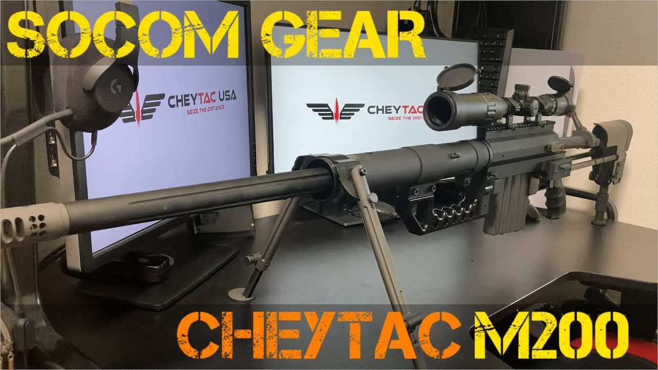 SOCOM GEAR Cheytac M200ライブカートガスガン