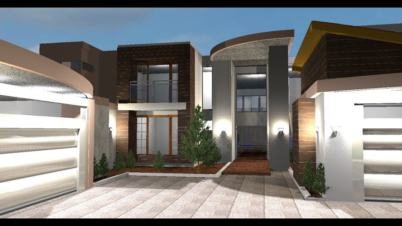 4 Garage Home with Bar - SWEET HOME 3D (8X speed)