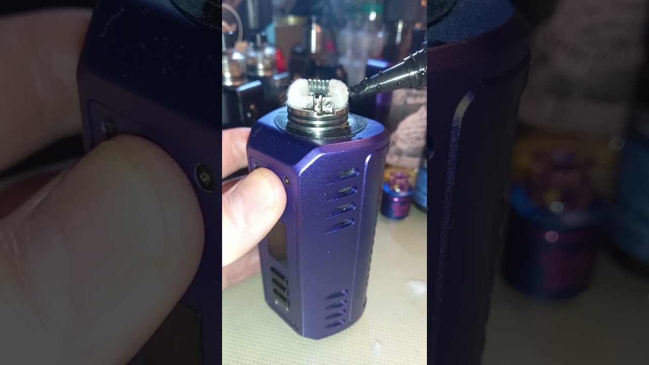 Rewick Dead Rabbit solo RDA for crackle w/cheap cotton & coil
