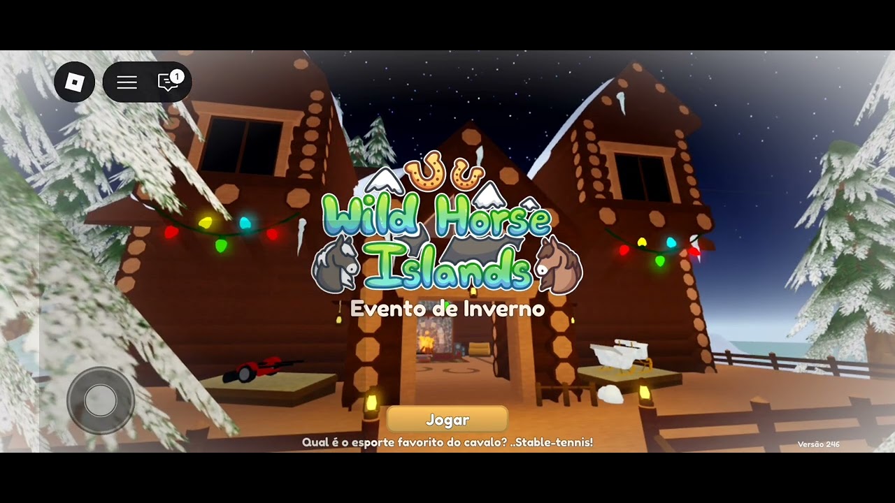 Finalmente voltei e mostrei tudo de novo FELIZ NATAL WILD HORSE ISLAND 