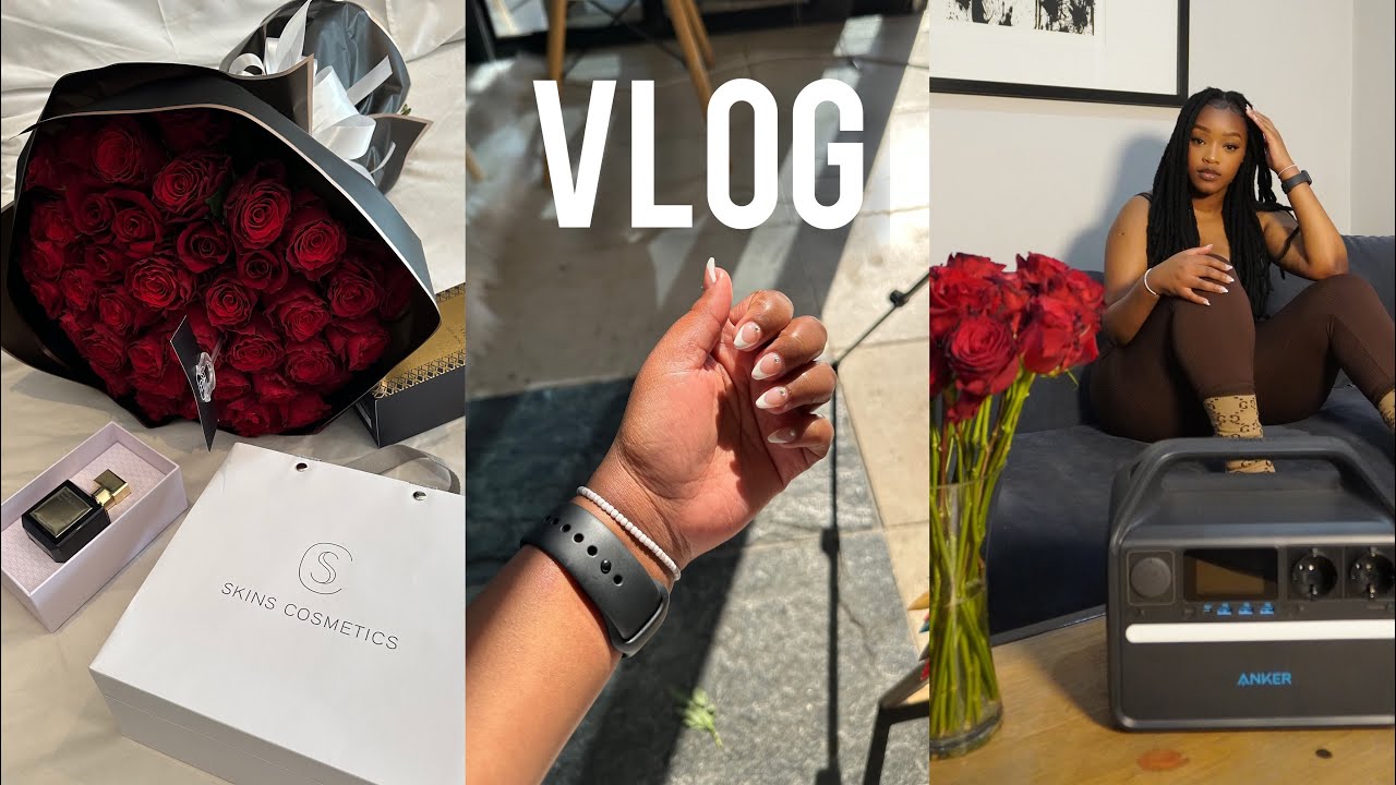 #vlog | unboxing (1,7 million followers celebration)😍| 💅🏽 Nails+ 📚 Studying