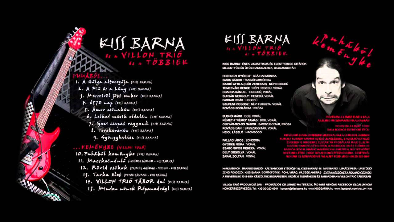 KISS BARNA: Lelked másik oldalán (6. track - PUHÁBÓL KEMÉNYBE lemez)