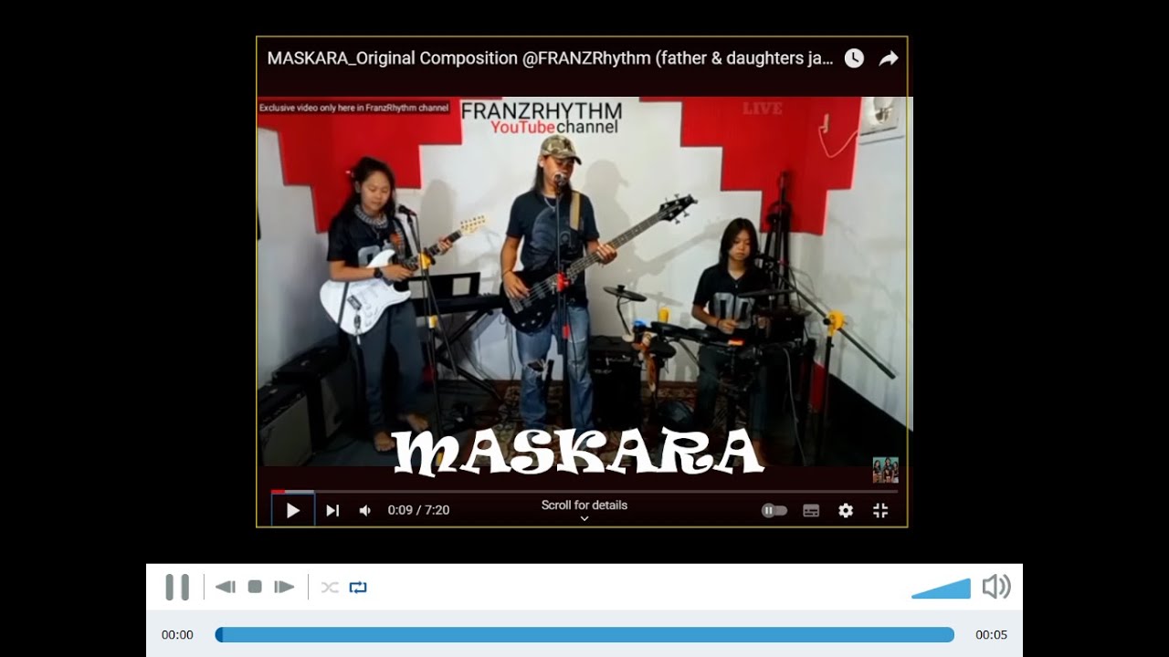 FRANZ RHYTHM' MASKARA - ORIGINAL COMPOSITION - REACTION VIDEO
