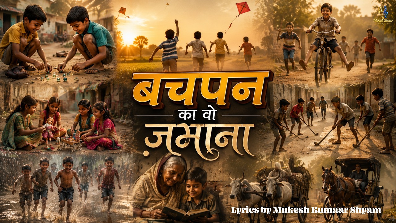 Yaad Aate Hain Bachpan Ka Wo Zamana (Official Lyrical Video) | याद आते हैं बचपन का वो ज़माना |