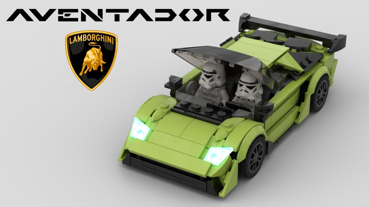 How to make Lamborghini Aventador LEGO moc