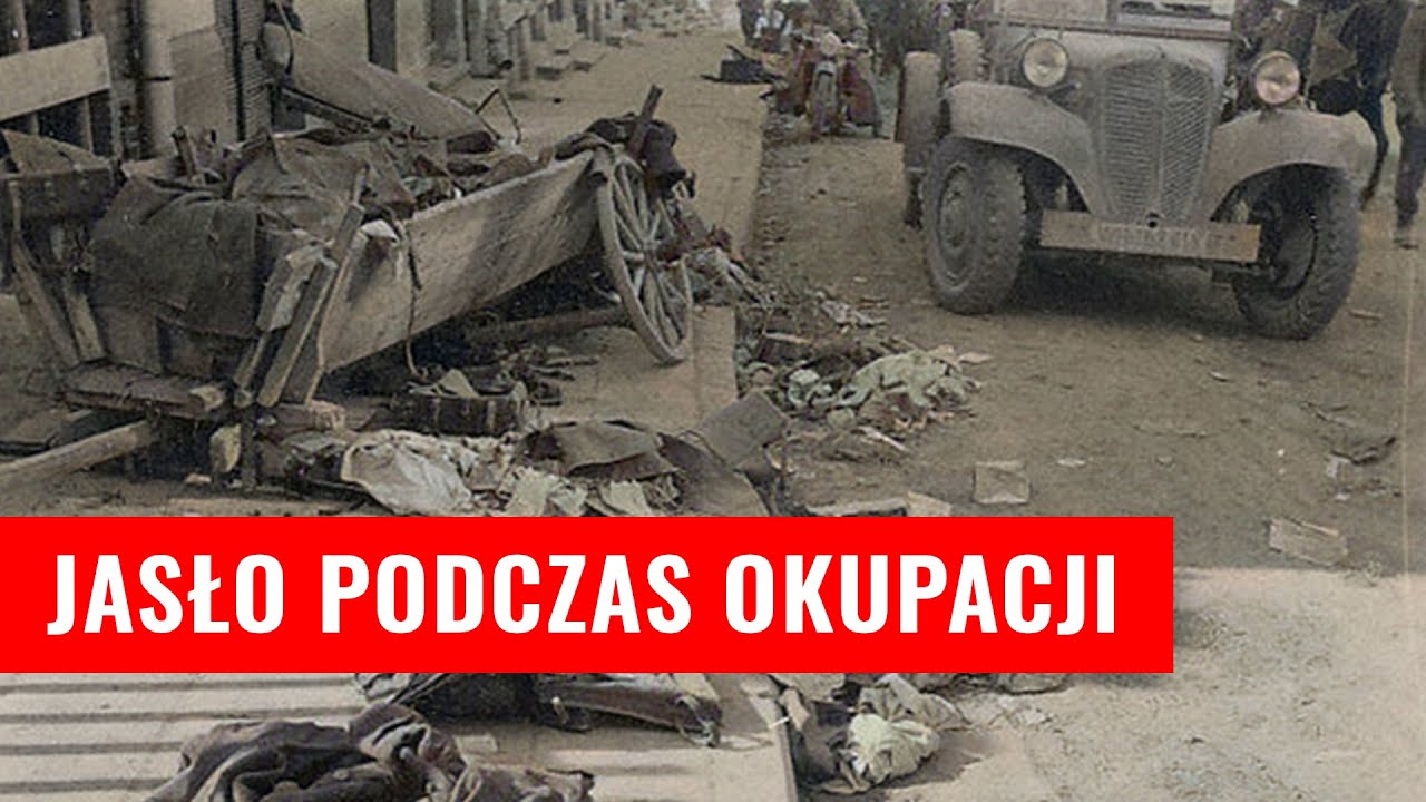 Jasło podczas okupacji w kolorowych fotografiach 1939-1945