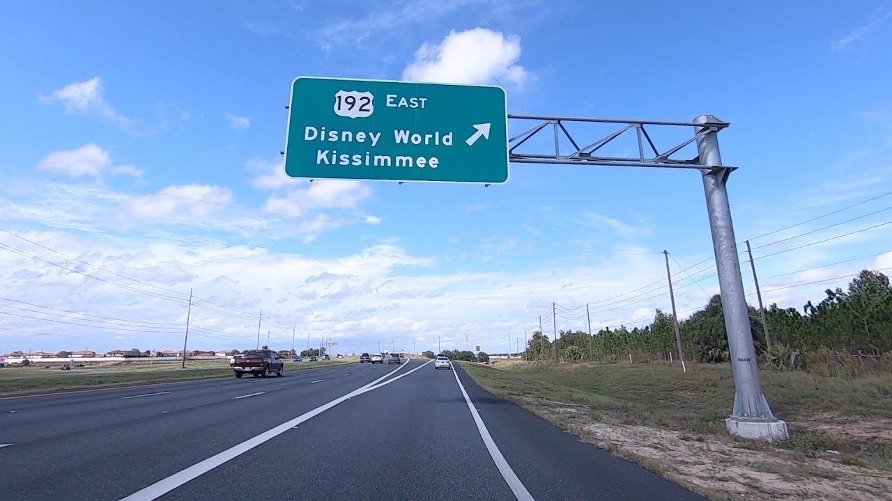 Driving from US-27 to Walt Disney World | US-27 N to US-192 E to Sherberth Rd to Animal Kingdom