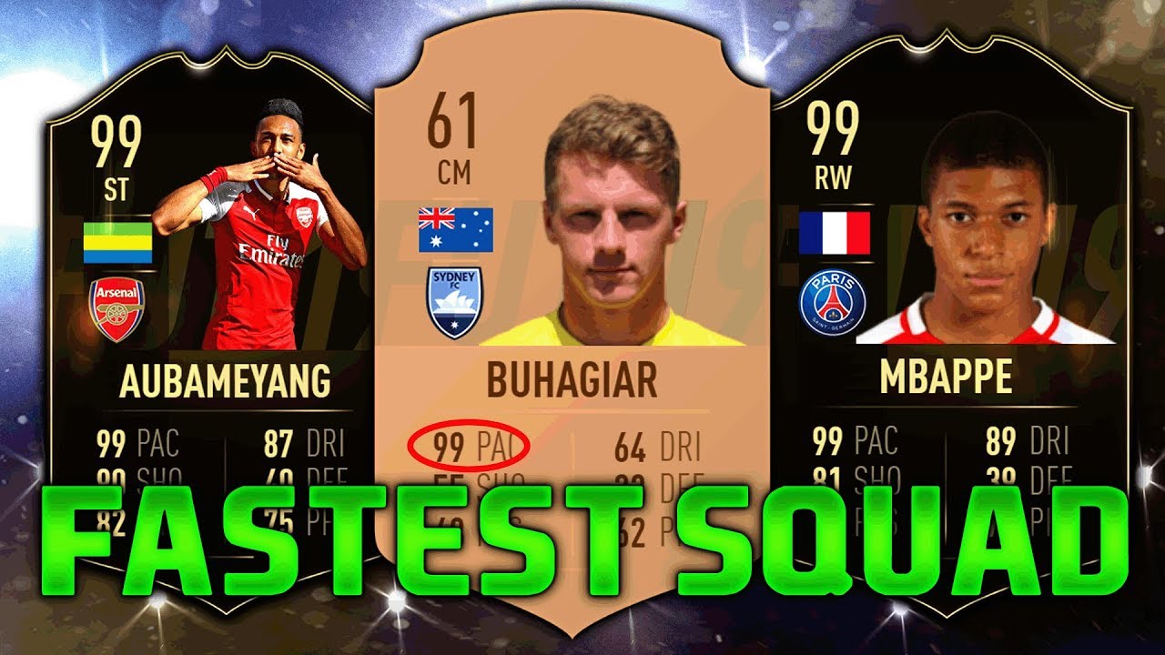 FASTEST TEAM IN FIFA 19 - SCHNELLSTES TEAM IN FIFA 19