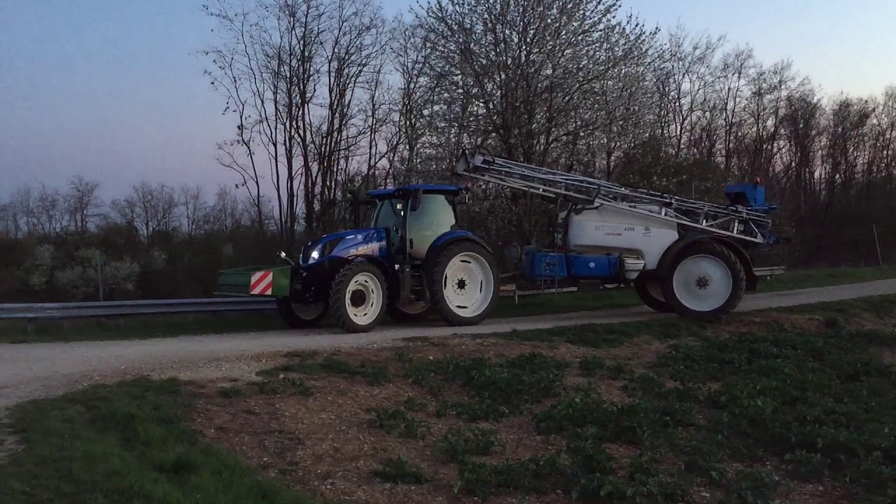 Traitement des colzas / Evrard Meteor4200 / New Holland T6.175