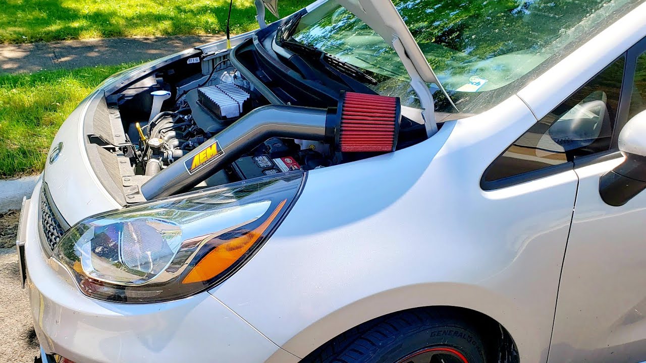Kia Rio Cold Air Intake - How to Install - Hyundai Veloster