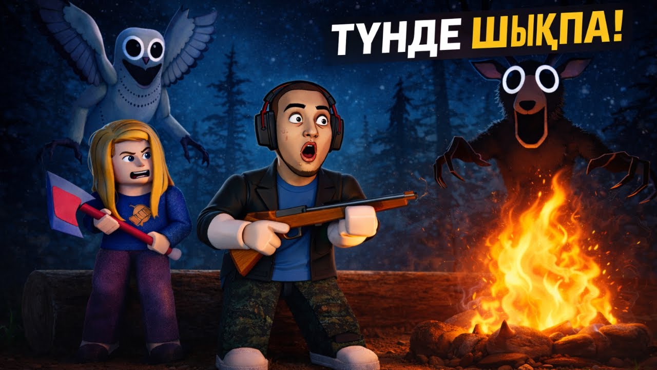 99 ТҮН АМАН ҚАЛА АЛАМЫЗ БА? | Roblox | 99  Nights in the forest