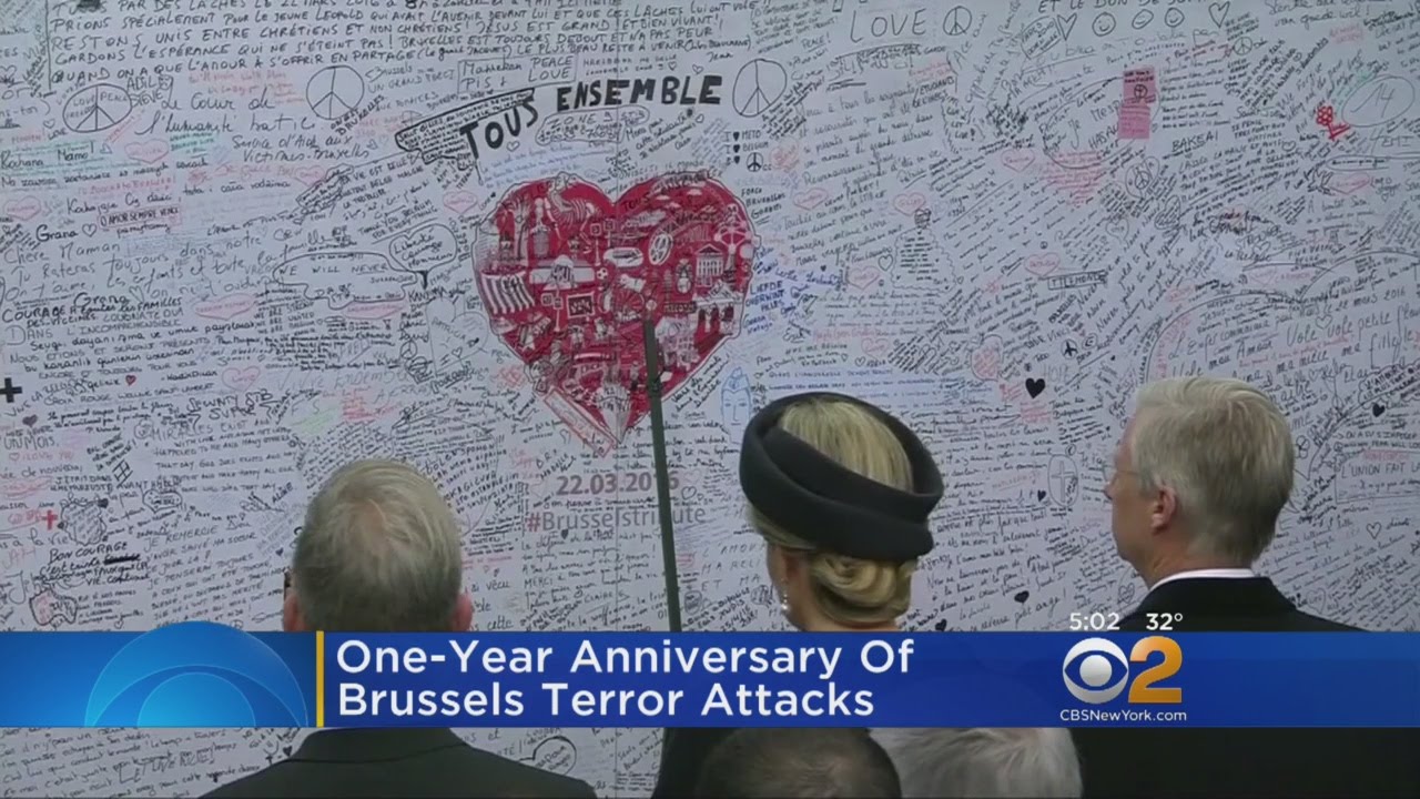 Belgium Commemorates One-Year Anniversary Of Brussels Terror Attacks
