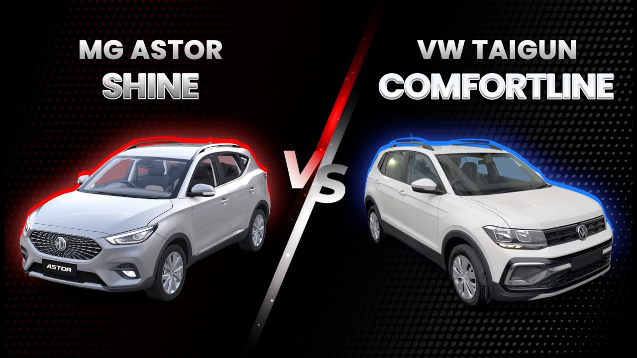 MG Astor Shine vs VW Taigun Comfortline | Which Car Is More Value For Money? | March 2024