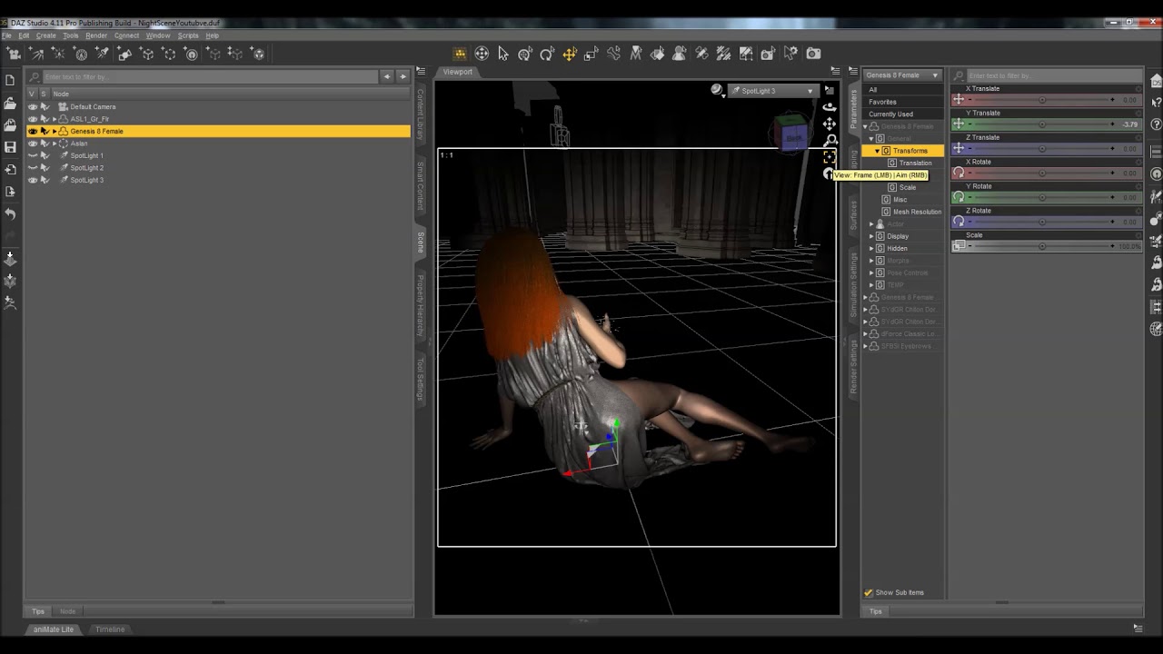 Night Lighting in Daz Studio Tutorial
