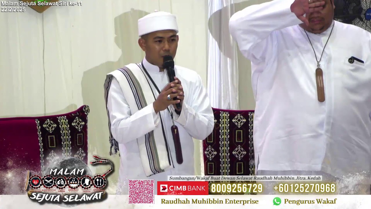 Live | 22/2/2025 - MAJLIS MALAM SEJUTA SELAWAT SIRI KE-11 (MALAM)