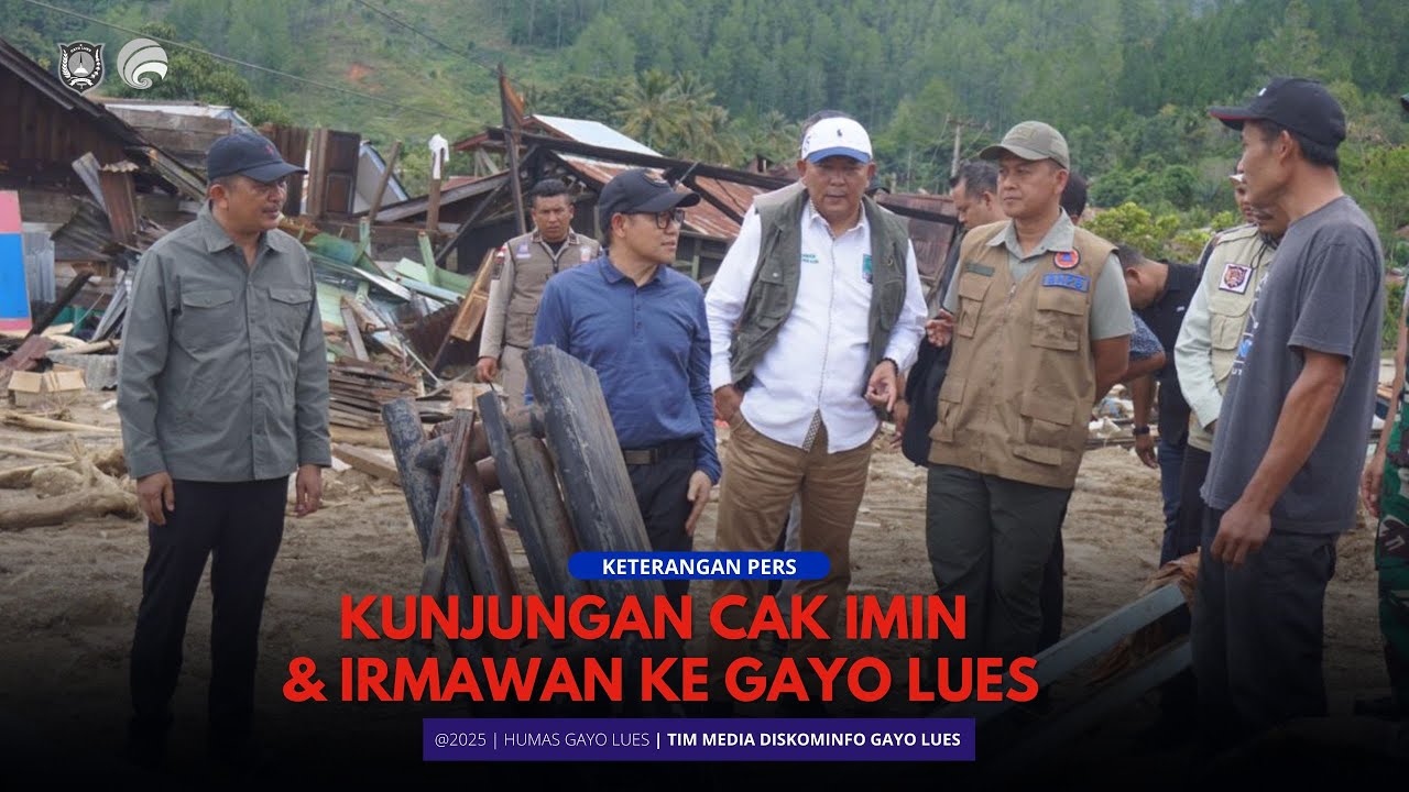 KUNJUNGAN CAK IMIN DAN IRMAWAN KE GAYO LUES