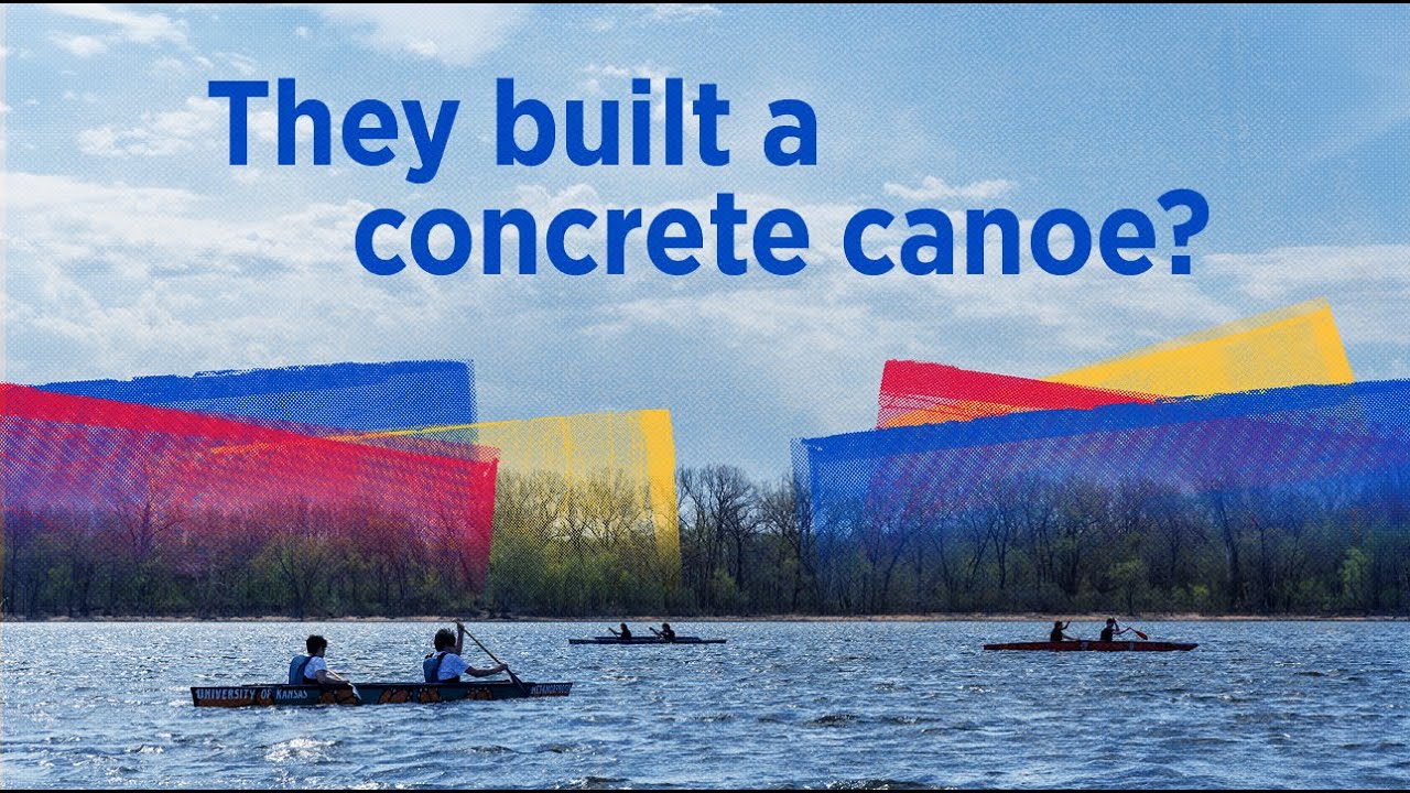 They built a concrete canoe?