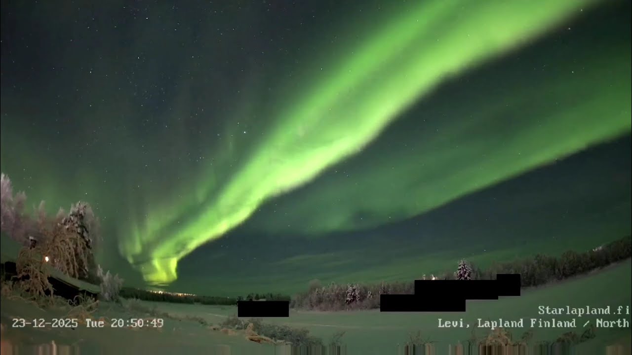 23.12. -25 Amazing Levi Northern Lights