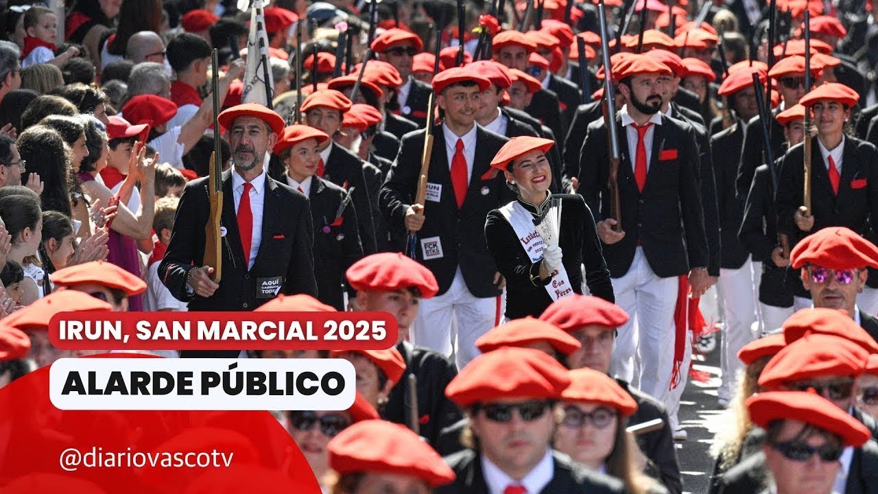 La celebración del Alarde público de Irun por San Marcial. #irun #alarde #publico #fiestas