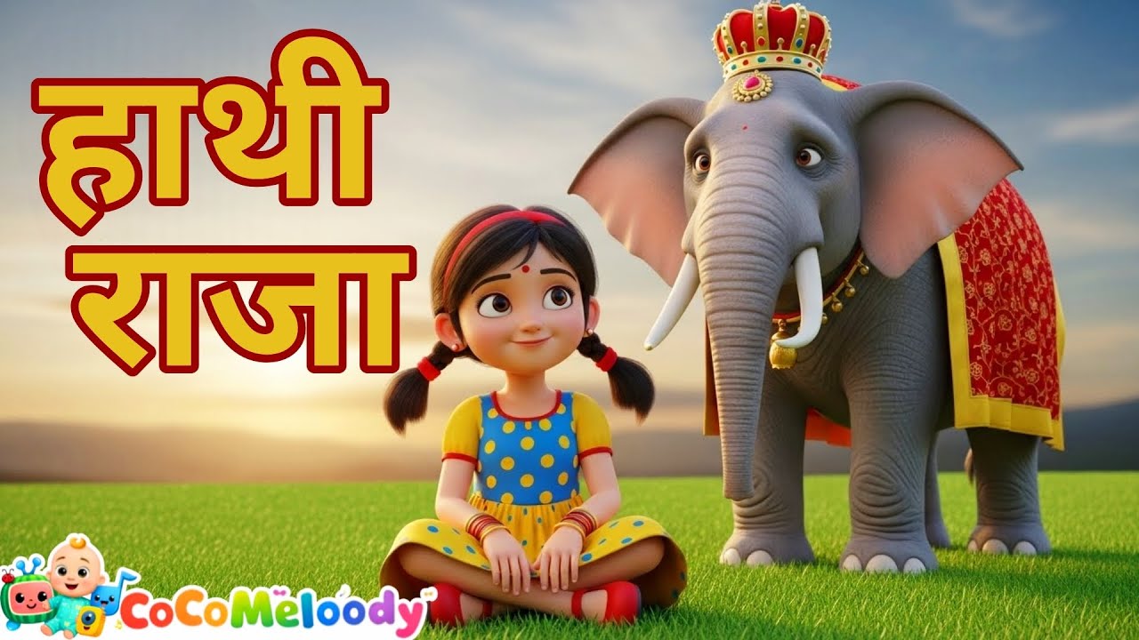 Hathi Raja 🐘 | हाथी राजा | Hindi Rhymes for Kids | Kids Songs | Baby Rhymes Hindi