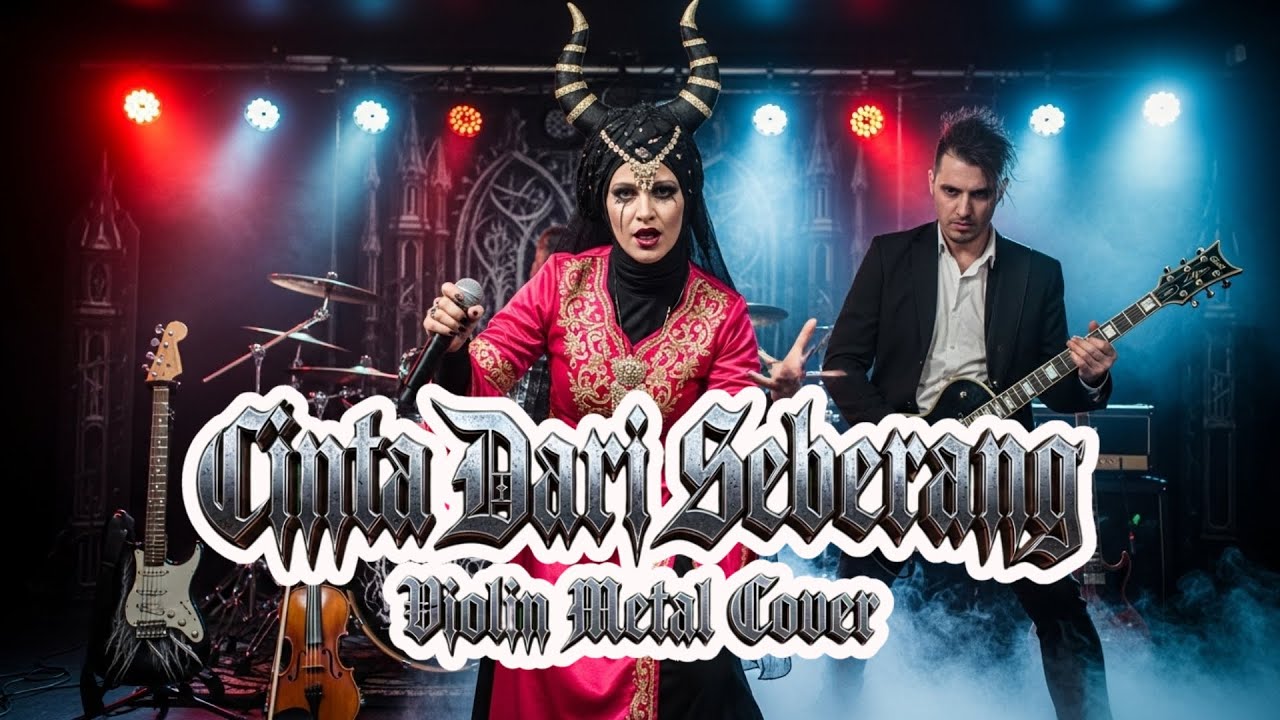 CINTA DARI SEBERANG - VIOLIN ROCK METAL COVER VIRAL