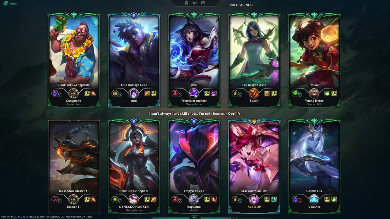 Jinx Lux vs Ashe Milio