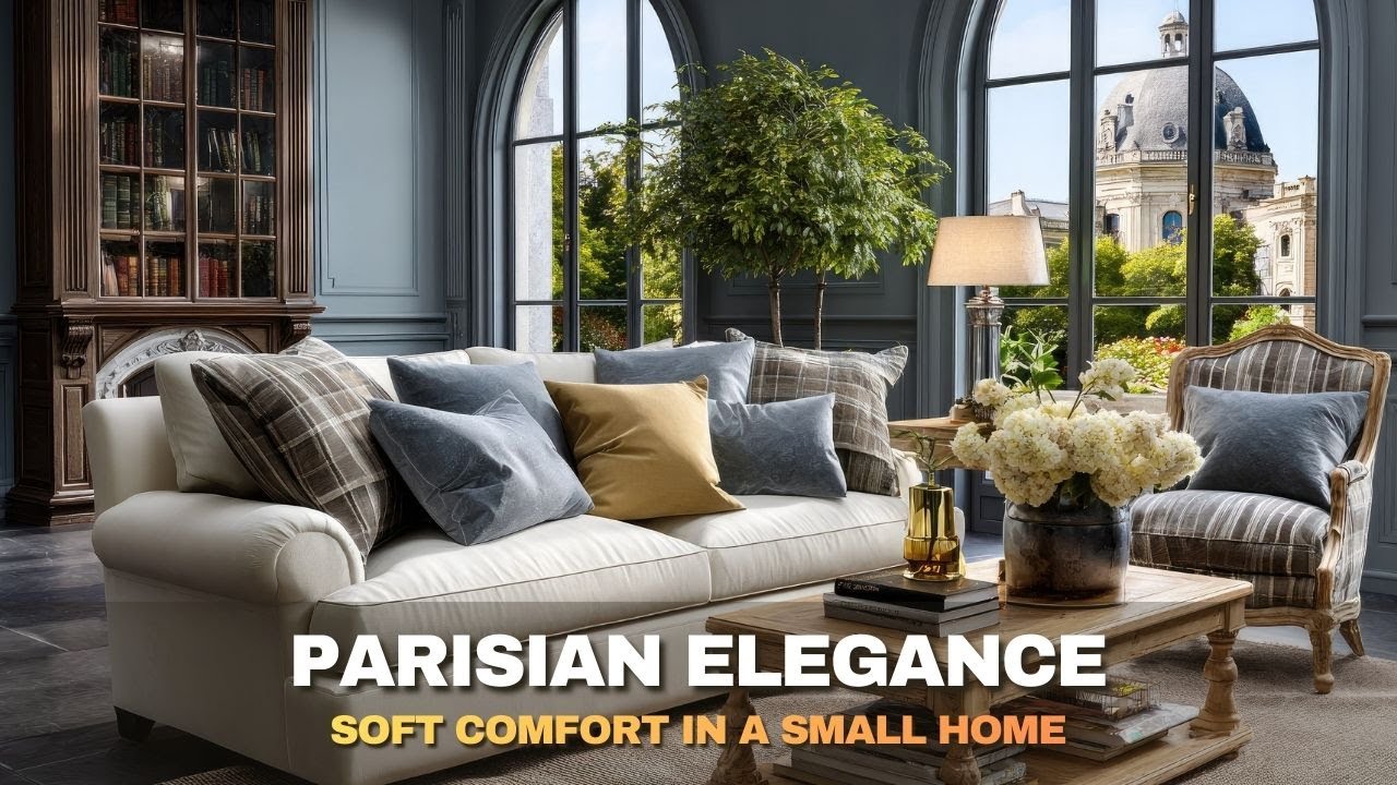 Parisian Elegance in a Small Home: Designing Soft Comfort with Timeless French Style in Small Space