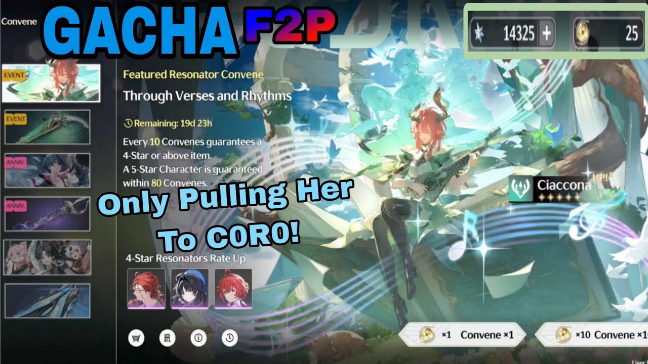 Ciaccona Is Here! | Gacha | Mobile | Wuthering Wave 2.3