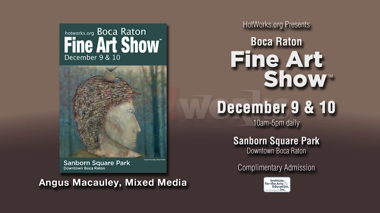 Boca Raton Fine Art Show - December 9 & 10 - Sanborn Square Park