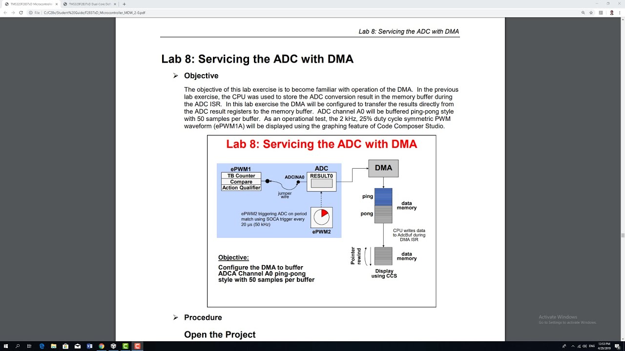 F28379D Multiday Workshop  Lab8 for TMS320F28379D