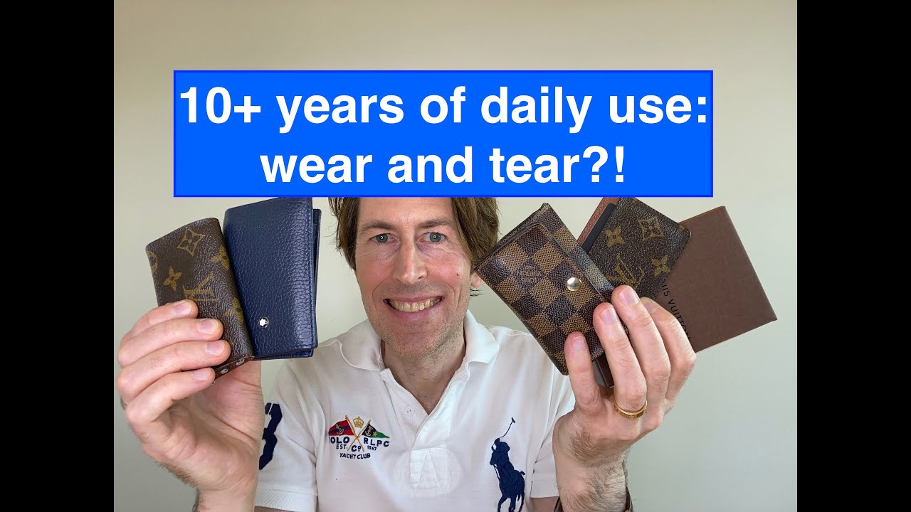 Luxury SLGs: Louis Vuitton (6 key holder, cardholder, ...), Montblanc wallet