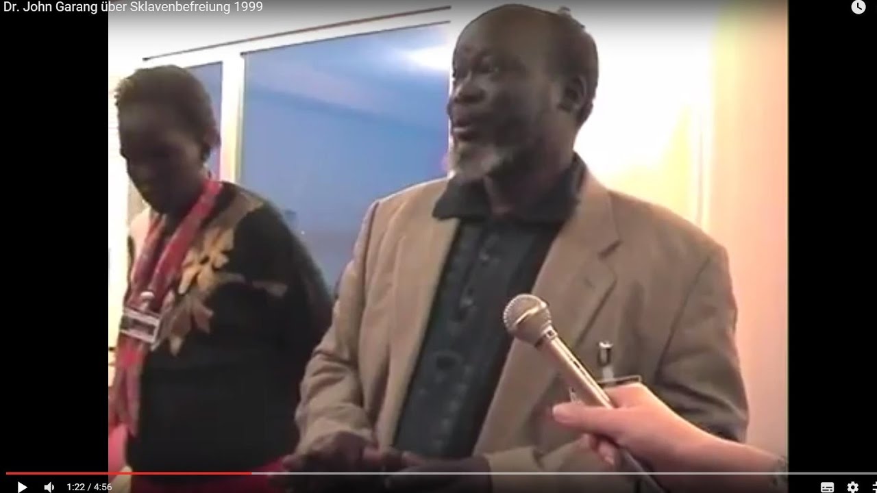 Dr. John Garang about Slave Liberation 1999 (E)