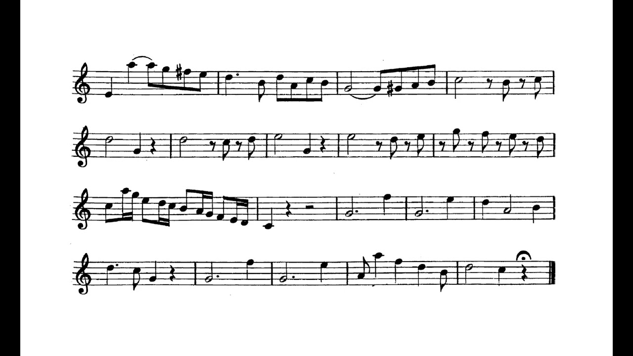 Pasquale Bona – Esercizio di Solfeggio N. 75
