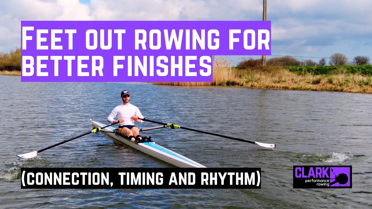 How I coach feet out rowing for better finishes. (Improve your connection, rhythm and timing)