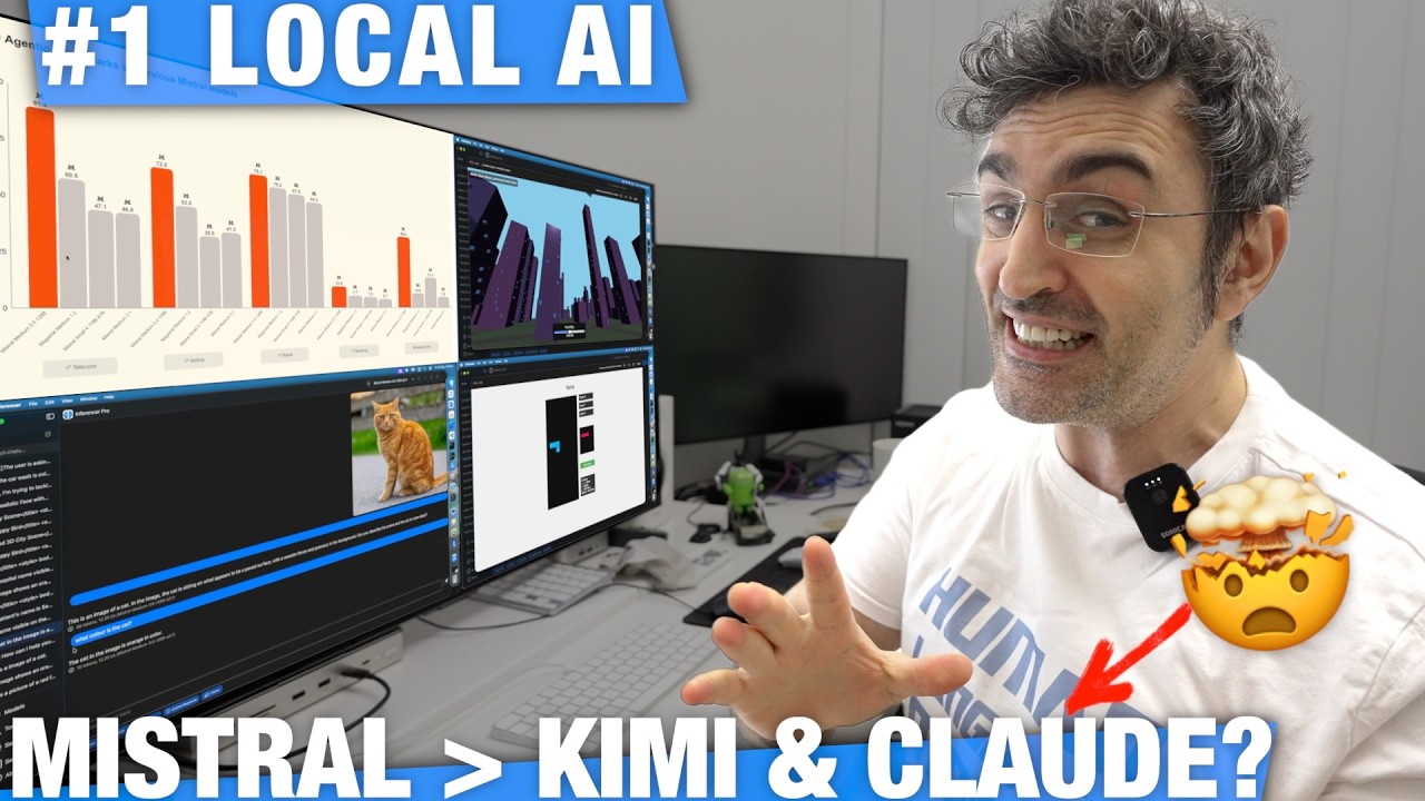 Mistral Medium 3.5 POKONUJE Kimi I Claude? 🤯 TEST I RECENZJA lokalnej sztucznej inteligencji