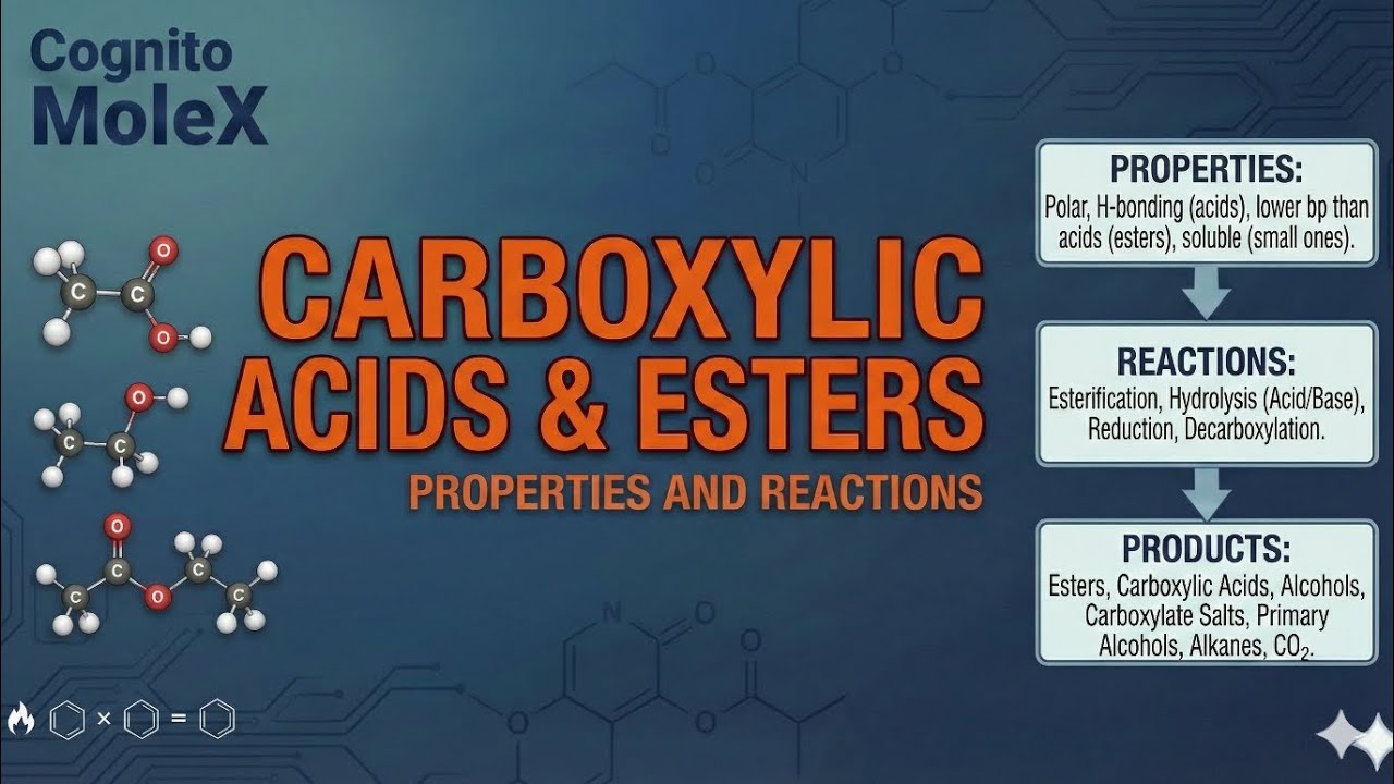 Carboxylic Acids & Esters | IGCSE Chemistry 0620 | Mr. Abdullah Khan