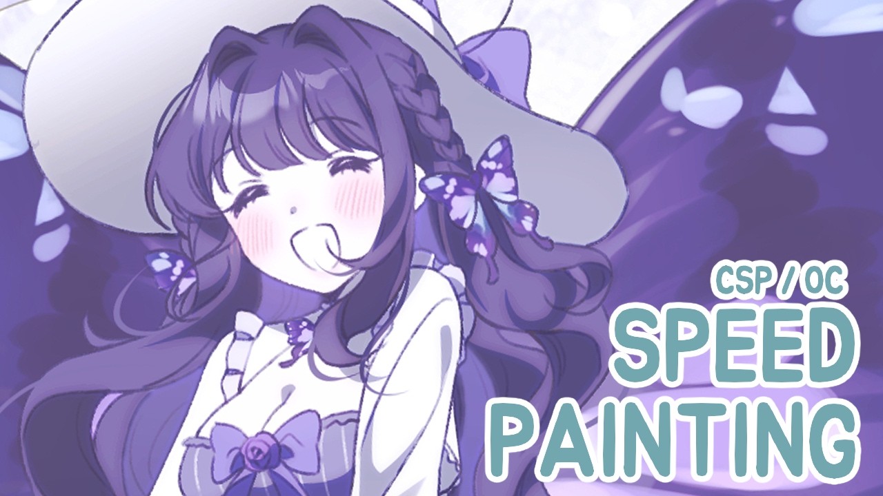 [Speed Painting] 나비소녀 / CLIP STUDIO PAINT