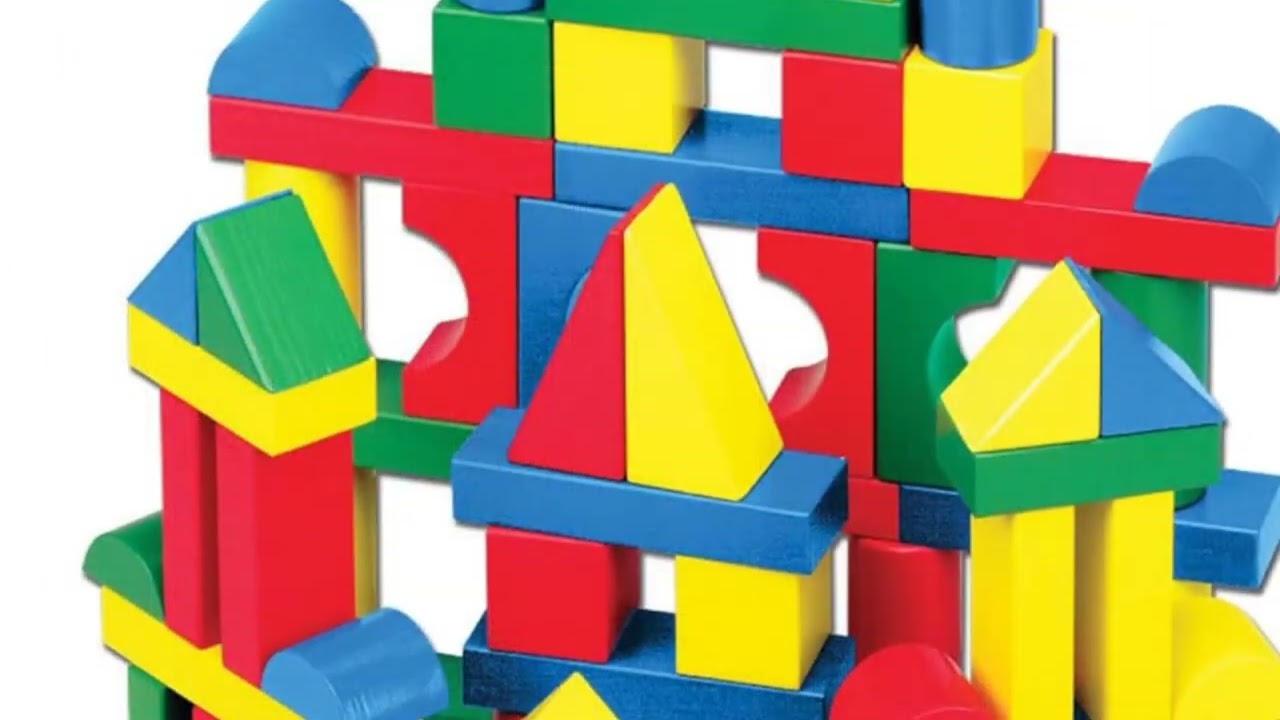 Melissa & Doug Wooden Building Blocks 🏗️ | 100-Piece Classic Toy for Toddlers & Kids 2+!