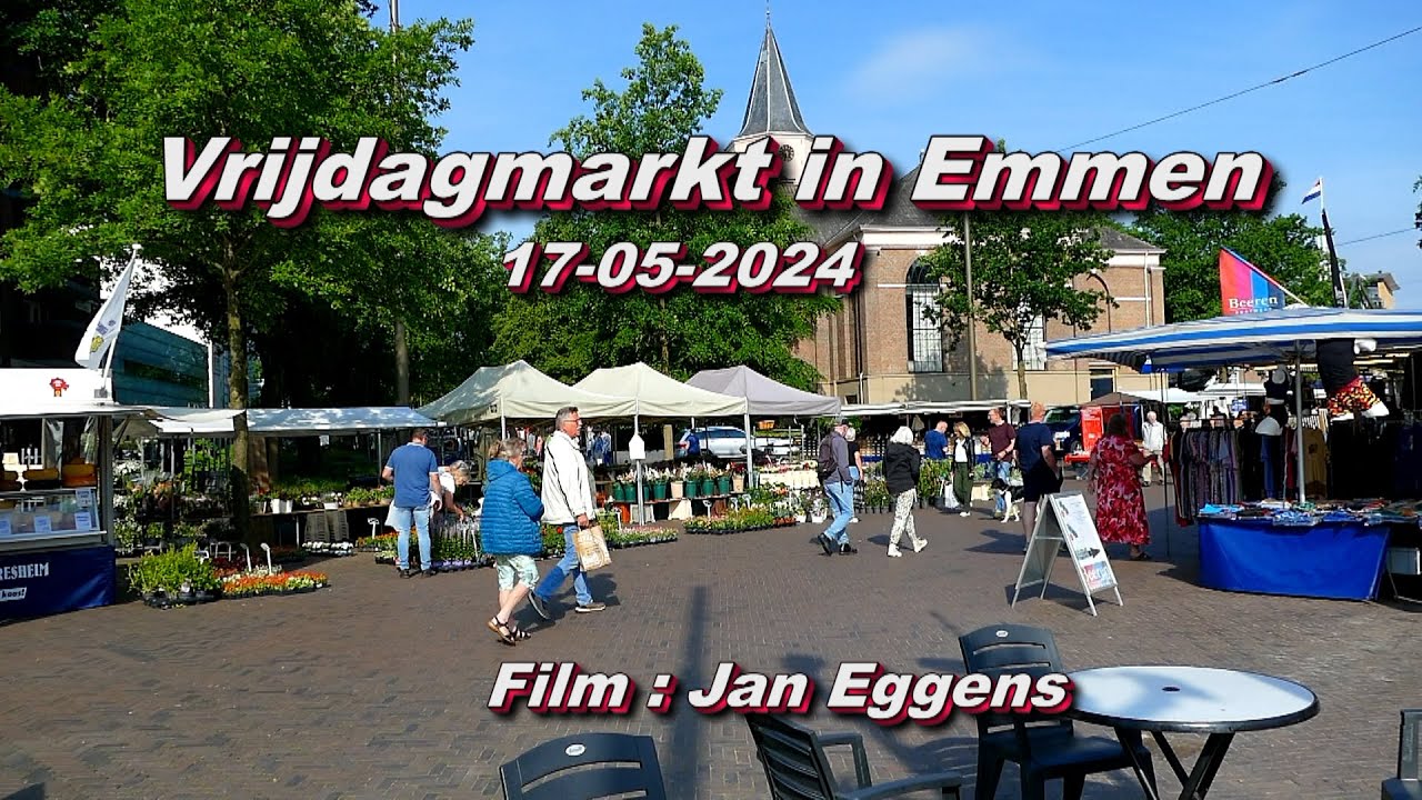 Vrijdagmarkt in Emmen 17 05 2024