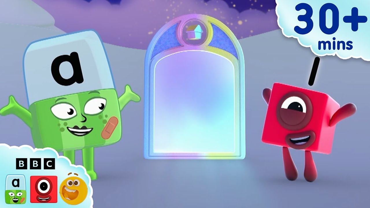 Meet Alphablock A & Numberblock One 🟩🟥 | Learning Cartoons for Kids | Blocks Universe