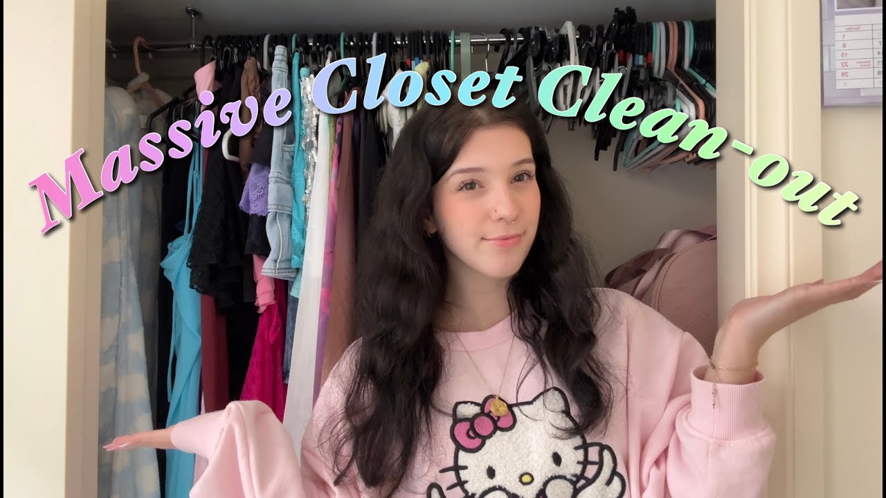 MASSIVE closet clean-out!👗 50+ items donated!!