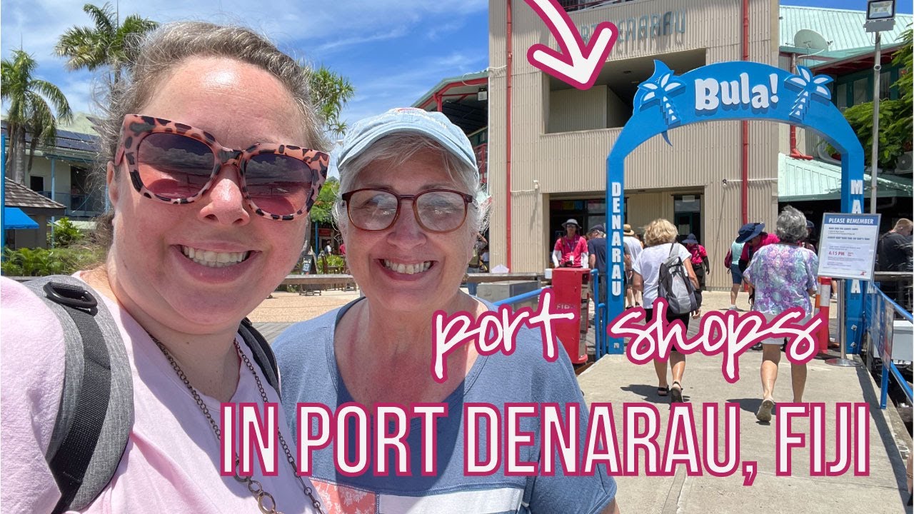 Shopping the Port Stores in Port Denarau, Fiji (Australia Cruise on the Carnival Luminosa)