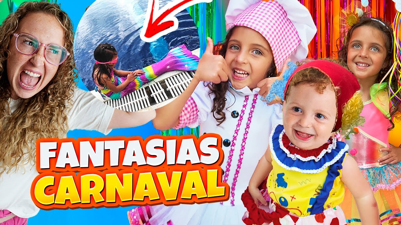 BELLA E LUCCA BRINCAM MUITO COM FANTASIAS DE CARNAVAL - FAM&Iacute;LIA BELLA E LUCCA SHOW