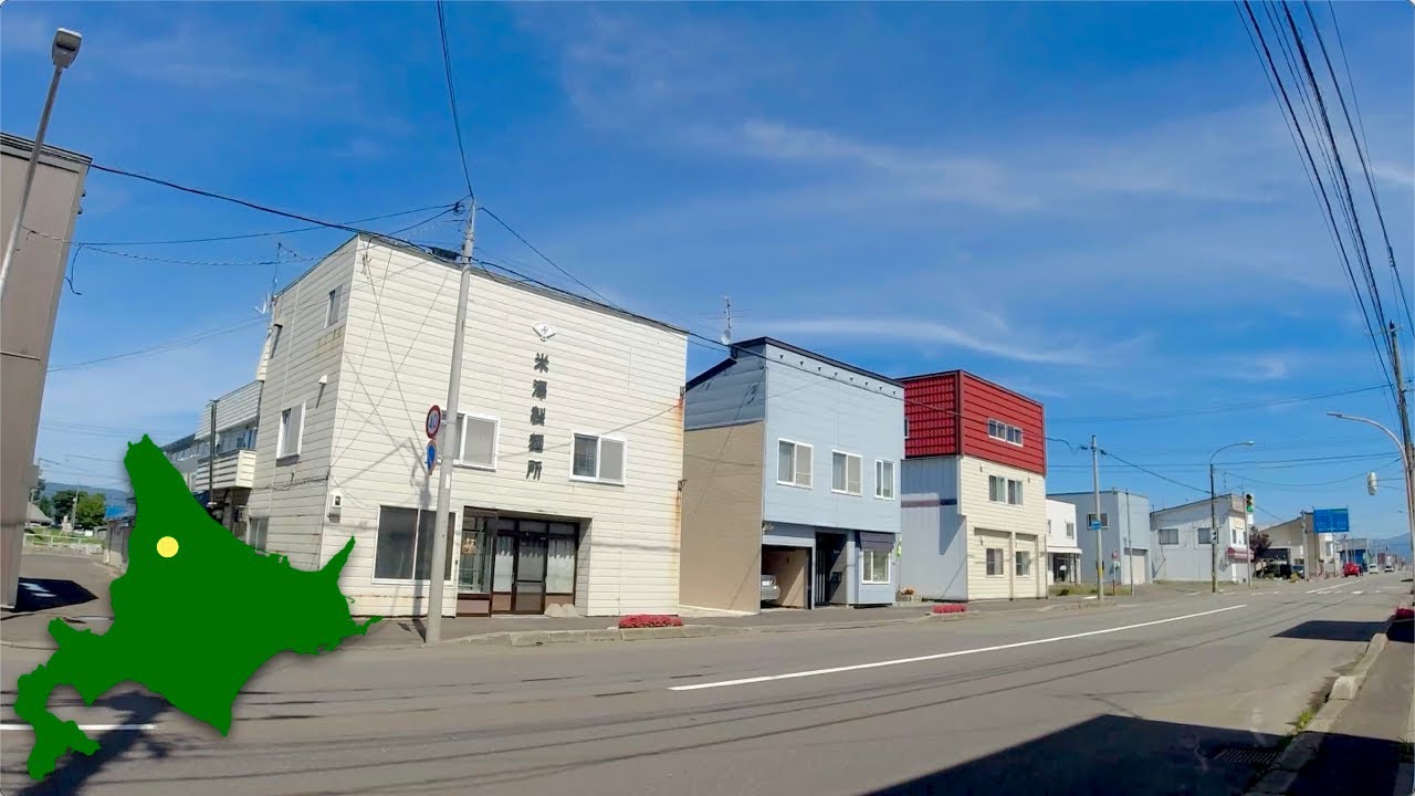 かつてはもち米生産量北海道一の町❗️名寄市風連町の商店街を散歩 - 2024年8月