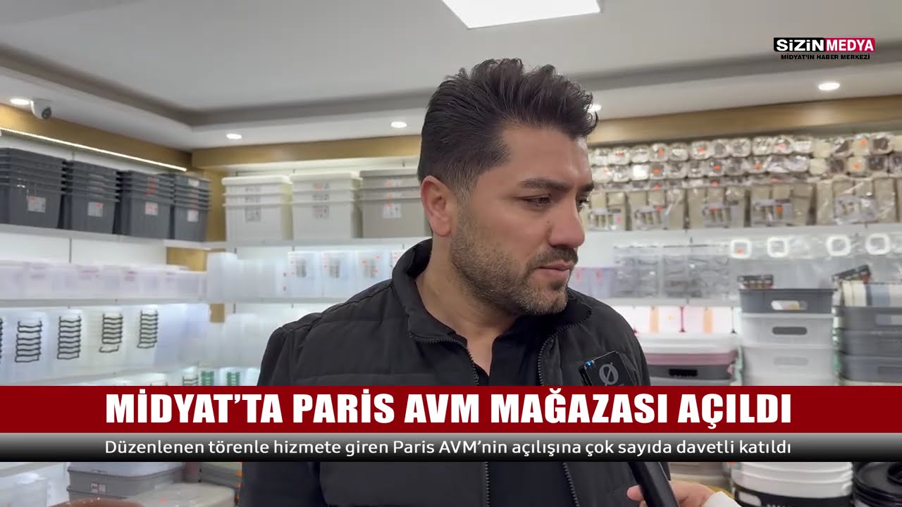 Midyat&rsquo;ta Paris AVM T&ouml;renle Hizmete A&ccedil;ıldı
