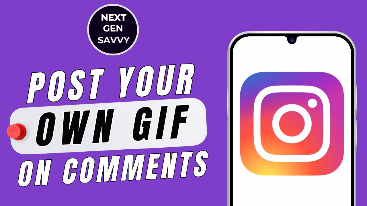 HOW TO POST YOUR OWN GIF ON INSTAGRAM COMMENTS